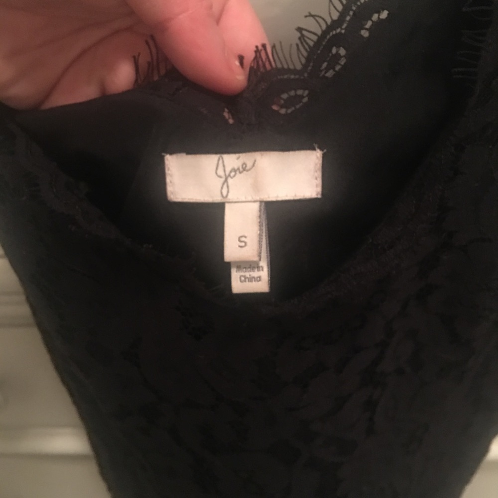 Joie Nikolina Black Lace Tank Dress - Picture 6 of 8